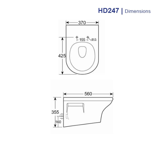 Hydraulic Slow-Close Toilet Seat with Adjustable Hinges – Durable, Heavy-Duty Design